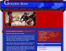 Tablet Screenshot of goldenruledallas.org